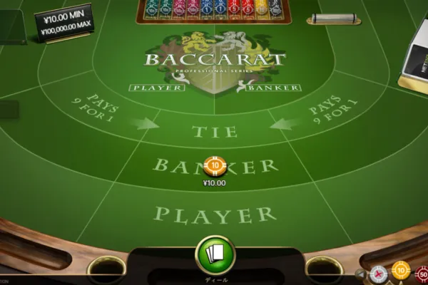 バカラプロの遊び方