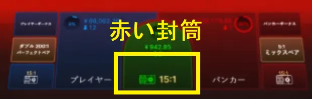赤い封筒の説明画像