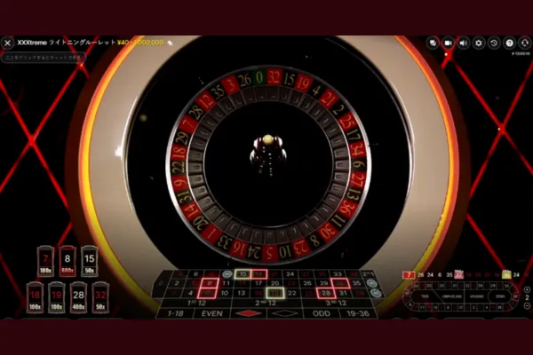 XXXエクストリーム・ライトニングルーレットの遊び方