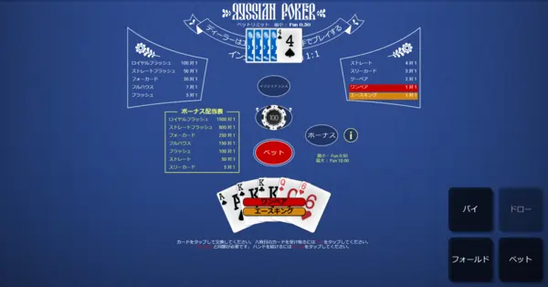 ロシアンポーカー