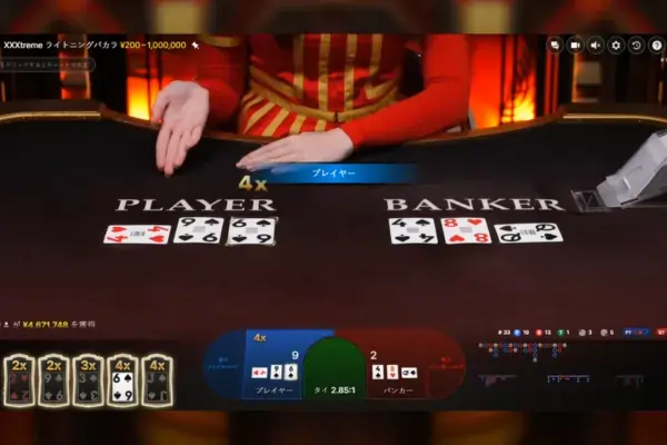 XXXエクストリーム・ライトニングバカラ