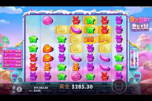 シュガーラッシュのマルチプライヤー