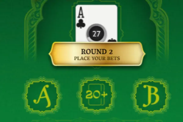 アンダルバハール ONTの第2ラウンドのベットエリア